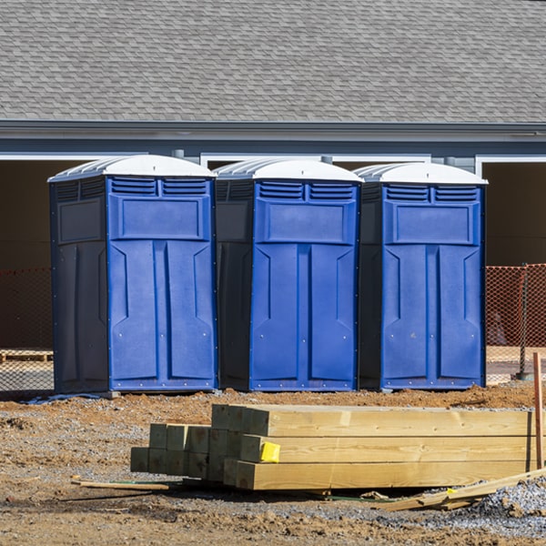 is there a specific order in which to place multiple portable toilets in Glen Rose Texas